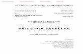 IN THE SUPREME COURT OF MISSISSIPPI · in the supreme court of mississippi gertrude brooks appellant v. no. 2016-ca-00487 the landmark nursing center, inc. appellee appeal from the