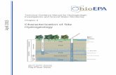 Characterization of Site Hydrogeology - Ohio EPA … · 2015-04-08 · Characterization of Site Hydrogeology ril 2015 John R. Kasich, Governor Mary Taylor, Lt. Governor ... regulatory
