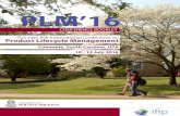 PLM’16 · In the wake of the 4th Industrial revolution, ... PLM’16 welcomes the international community in ... al partners from The Boeing Company, Dassault Systèmes, ...