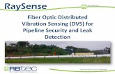 Fiber Optic Distributed Vibration Sensing (DVS) for ... · High sensitivity along the whole cable Monitors both TPI and geo-hazard activity ... Initial Passive Termination Final Passive