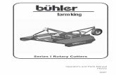 Series 1 Rotary Cutter - Farm King- Agricultural … · Series 1 Rotary Cutter ... Buhler Manufacturing products are warranted for a period of twelve (12) months ... avoid joint angles