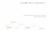 MAV procurement policy€¦  · Web viewWithin Local Government, the word "probity" is often used in a general sense to mean "good process." ... Corporate Social Responsibility (CSR)