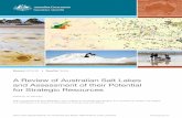 Review of Australian Salt Lakes - Potential for Strategic ... of Australian Salt Lakes - Potential for Strategic ...