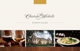 EVENTS GUIDE - Chateau Ste. Michelle · CULINARY EXPERTISE Our Executive Chef, Janet Hedstrom, and Culinary Team are dedicated to showcasing highly acclaimed Chateau Ste. Michelle