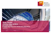 Master Seminar: Practical Video Analysis · Practical Video Analysis Hasso Plattner Institute ... Build an App with machine vision features, ... M Mirza, B Xu- NIPS 2014. Tools and