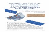 POTENTIAL ROLE OF DUAL- POLARIZATION RADAR … · development and interpretation of ... dual-frequency precipitation radar (DPR) aboard the GPM core satellite is expected to improve