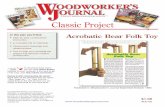 WJC132 Acrobatic Bear Toy - North Huron …northhuronteched.weebly.com/.../9/6/14962124/wjc132_acrobatic_bear… · Thank you for purchasing this Woodworker’s Journal Classic Project