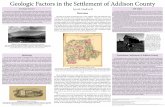 Geologic Factors in the Settlement of Addison Countycommunity.middlebury.edu/~wamidon/historical/2012/studwell.pdf · Geologic Factors in the Settlement of Addison County Overview