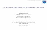 Common Methodology for Efficient Airspace Operations · Common Methodology for Efficient Airspace Operations ... • Mount St. Helens ... technology and alternate operational concepts