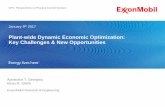 Plant-wide Dynamic Economic Optimization: Key …focapo-cpc.org/pdf/Georgiou.pdf · Key Challenges & New Opportunities. ... • Intermediate stream price calculations are added to