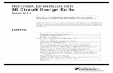 NI Circuit Design Suite Professional Edition Release Notes ...download.ni.com/support/softlib/Circuit_Design_Suite/10.1/10.1.1/... · PROFESSIONAL EDITION RELEASE NOTES NI Circuit