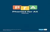 Phonics for All - Zyteq€¦ · 4 What is Phonics for All Phonics for All is a reading and spelling programme that support users of Augmentative and Alternative Communication (AAC)