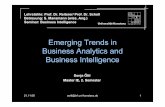 Emerging Trends in Business Analytics and Business ...· Business Analytics and Business Intelligence