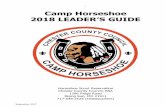 Camp Horseshoe 2018 LEADER’S GUIDE - cccbsa.orgcccbsa.org/images/Camping/2018 HS Guides/2018 Camp Horseshoe... · 4 The Pre-Camp Orientation All Scoutmasters and Senior Patrol Leaders