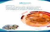 PROTOCOL Proof-of-principle antimicrobial resistance … · Implementation of the Proof-of-Principle routine diagnostics project for antimicrobial resistance surveillance (PoP project)