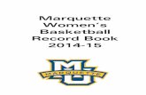 Marquette Women’s Basketball Record Book 2014-15grfx.cstv.com/.../auto_pdf/2014-15/misc_non_event/RecordBook.pdf · 92 Marquette Record Book – Women’s Basketball ... Cathy Croll