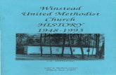 Winstead United Methodist Church - NC Conference · WINSTEAD UNITED METHODIST CHURCH ... REV. AMOS HENRY STONE 1957-1962 REV. ARNOLD POPE 1962-1966 ... vance for Christ Movement of