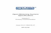 Open Metering System Specification Vol · Open Metering System Specification Vol.2 – Primary Communication Issue 4.0.2 / 2014-01-27 (RELEASE) ... Table 5 – Structure of the DIN-Address