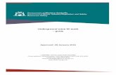 Underground mine fill audit guide€¦ · Sight documents relating to mine fill QA/QC to ensure fill delivered is as per specification. ... Underground mine fill audit – guide Page