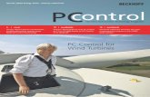 PC Control for Wind Turbines€¦ · converter guarantees reliable ... In modern wind turbines the EtherCAT real-time Ethernet system ... The market introduction of the Vensys series