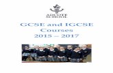 GCSE and IGCSE Courses 2015 2017 - Adcote …€¦ · Choosing your GCSE and IGCSE Courses ... Latin Music GCSE Performing Arts ... Do I wish to continue my studies beyond school