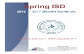 Spring ISD · 2017-07-12 · AFLAC ACCIDENT AFLAC CRITICAL I ... Please be sure to visit the Spring ISD Employee Benefits Center at  or ... • Physician Offices ...