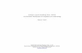 Urban Land Ceiling Act, 1976 A Critical Analysis of impact ...ccs.in/internship_papers/2006/Urban Land Ceiling Act - Nipun.pdf · A Critical Analysis of impact on Housing Nipun Vaid