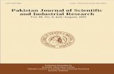 Pakistan Journal of Scientific and Industrial Researchpjsir.org/documents/journals/13052011001604_PJSIR-48(4... · 2011-05-13 · ISSN 0030-9885 Coden: PSIRAA 48 (4) 223-296 (2005)