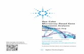 One-Color Microarray-Based Gene Expression Analysis · One-Color Microarray-Based Gene Expression Analysis (Low Input Quick Amp Labeling) Protocol 3 In this Guide... This document