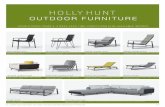 OUTDOOR FURNITURE - Holly Hunt · all items are contract suitable, please inquire for quantity pricing 5.17 outdoor furniture upholstered items 3-4 week lead time, everything else