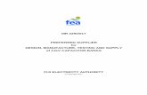MR 229/2017 PREFERRED SUPPLIER for DESIGN, …efl.com.fj/wp-content/uploads/2017/09/MR-229-2017-Tender-Specs.pdf · Design, Manufacture, Testing and Supply of 11kV Capacitor Banks