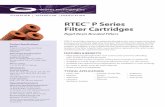 RTEC P Series Filter Cartridges - Graver Technologies · RTEC™ P Series Filter Cartridges Rigid Resin Bonded Filters Product Specifications ... is made by Graver Technologies as