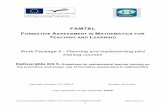 FAMT&L FORMATIVE ASSESSMENT IN MATHEMATICS FOR … · LLP Comenius FAMT&L: 538971-LLP-1-2013-1-IT-COMENIUS-CMP Deliverable 4.3 ! 3! Executive summary This document is a guidebook