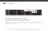 Hidden Pages for QX Advanced Configuration - … communications/Epygi/Product... · Hidden Pages for QX Advanced Configuration . ... codecsconfig Allows configuring voice codec settings.