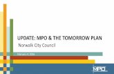 UPDATE: MPO & THE TOMORROW PLAN - City of … · UPDATE: MPO & THE TOMORROW PLAN ... cities • 3 voting member counties • DART . Regional Studies & Planning • Transportation