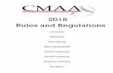 2018 Rules and Regulations - cmaa.activesports.comcmaa.activesports.com/Assets/Central+Missouri+Athletic+Association... · CMAA Officials are to immediately choose a successor. 5.