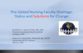 The Global Nursing Faculty Shortage: Status and Solutions ... · The Global Nursing Faculty Shortage: Status and Solutions for Change ... of Nurse Faculty Migration Few PhD or DNP