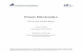 Power Electronics - uni-paderborn.de · 1 Assignments of Power Electronics Components and Systems 7 Definition of terms of power conversion Conversion to 1 from 1 direct voltage alternating