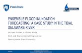 MEDIUM-RANGE ENSEMBLE FLOOD FORECAST …midatlanticwrc.org/wp-content/uploads/2017/11/Ensemble-flood... · National Conservation Training Center ... The calibration of the HEC-RAS