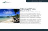 MITIGATION METHODOLOGY (CAM) - ICEM brief.pdf · CLIMATE CHANGE ADAPTATION AND MITIGATION METHODOLOGY (CAM) ... INTRODUCTION The ICEM CAM – Climate change adaptation and