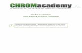 Solid Phase Extraction Overview - chromacademy.com · Solid phase extraction, or SPE, is perhaps the most powerful sample preparation technique in common use today. Among SPE’s