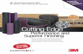 Cutting Edgemultimedia.3m.com/mws/media/873459O/3mtm-cubitron... · Cutting Edge 3M ™ Woodworking ... • Advanced antistatic coating to reduce loading and increase belt life; change