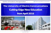 Cutting-Edge New Education - uec.ac.jp · ＜Cutting-Edge New Education ... ・”Research and development for nano-technology and elemental technology to develop device sensor or
