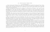 6 OCCULT SECTS - laurency.comlaurency.com/L3e/L3e6.pdf · 6 OCCULT SECTS 6.1 Introduction 1The esoteric knowledge orders instituted by the planetary hierarchy were closed in 1875,