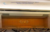 Lyon Model United Nations 2017 Rules of Procedure · Agencies and Funds are self-sufficient and apply to Lyon Model United Nations for its 2017 edition, except for modifications provided