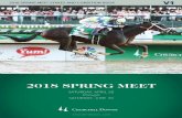 2018 SPRING MEET - Churchill Downs · 2 The Churchill Downs meeting will be conducted under the supervision of the COMMONWEALTH OF KENTUCKY Honorable MATTHEW G. BEVIN, Governor FRANKLIN