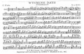 WW Number Page Landscape - Frontier Brigade Band · & Bb Clarinets e WYOMING DAYS INTERMEZZO L. ... KING . Drums Tom-Tom p . D. a Ions Tamb. Horse-hoof TRIO WYOMING DAYS