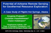 Potential of Airborne Remote Sensing for Geothermal ...energy-alaska.wdfiles.com/local--files/pilgrim-hot-springs-project... · A Case Study of Pilgrim Hot Springs, Alaska ... In-situ