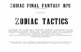 presents ZODIAC TACTICS - zodiac-ffrpg.wdfiles.comzodiac-ffrpg.wdfiles.com/local--files/download/ZODIAC_Tactics.pdf · presents ZODIAC TACTICS ... NEW COMMAND SKILL RULES ... cost