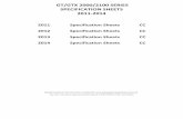 GT/GTX 2000/2100 SERIES SPECIFICATION SHEETS 2011-2014 · GT/GTX 2000/2100 SERIES SPECIFICATION SHEETS 2011-2014 ... Horse Power Rated By Manufacturer 20 HP (14.9 kW) ... (Manual